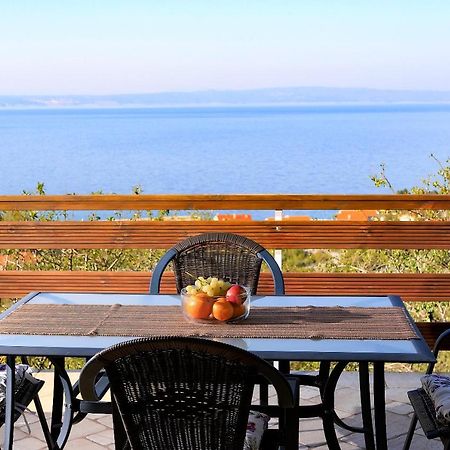 Apartment Vincent With Beautiful Sea View Terrace Klenovica Kültér fotó